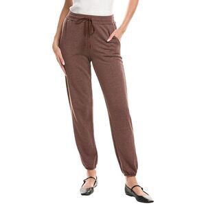 Michael Stars Womens  Ray Relaxed Jogger Pant, Brown